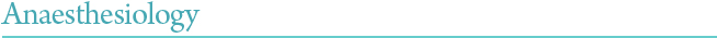 anaesthesiology